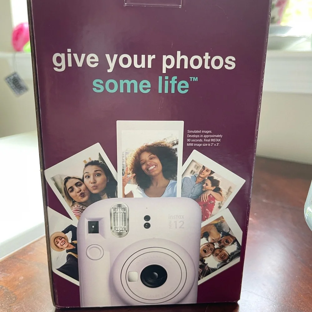Fuji Film Instax Mini 12 lilac purple bundle